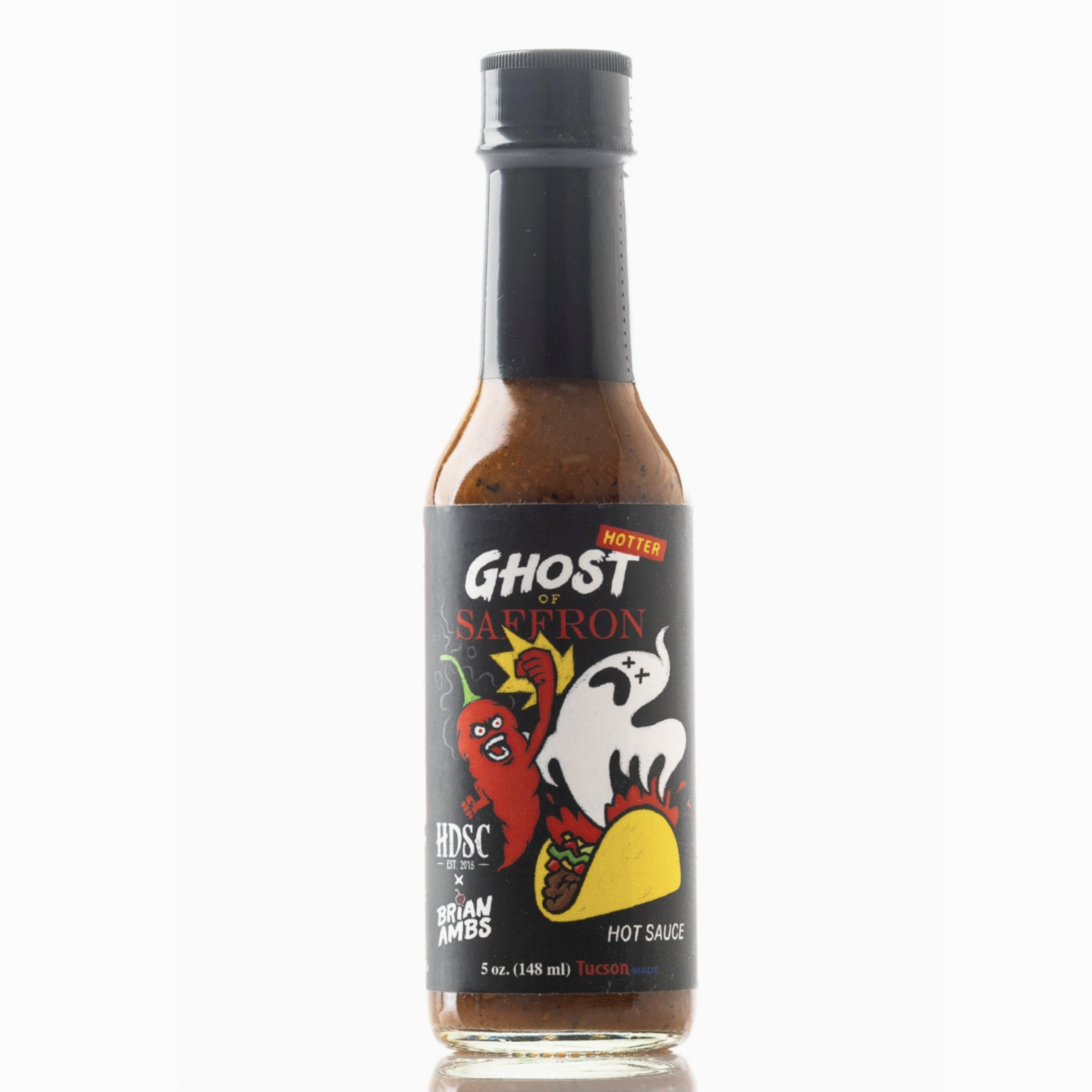 High Desert Hot Sauce High Desert Sauce Co Hotter Ghost of Saffron