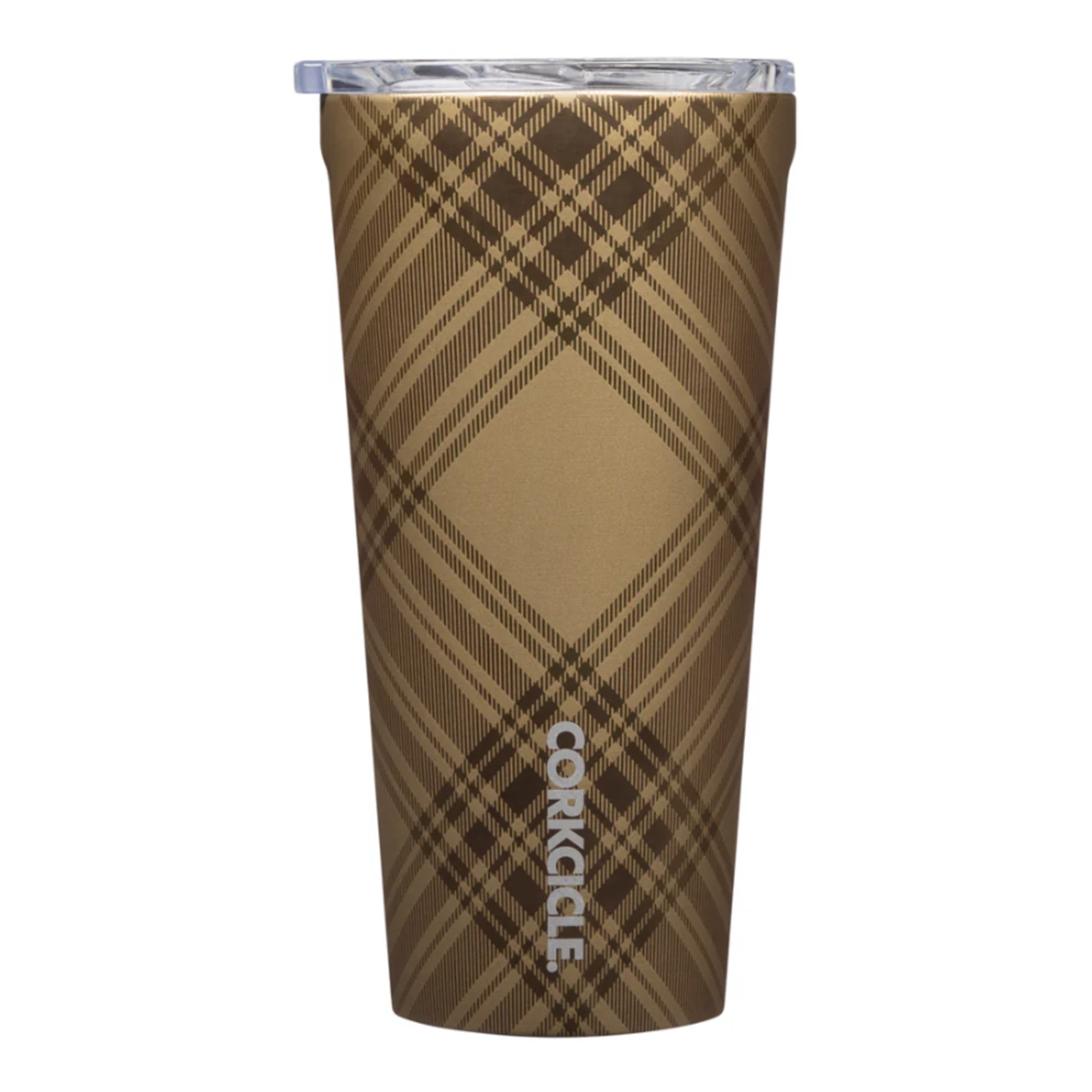 Corkcicle Corkcicle Tumbler 16oz, Golden Plaid