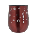Corkcicle Corkcicle Stemless 12oz, Snowfall Red