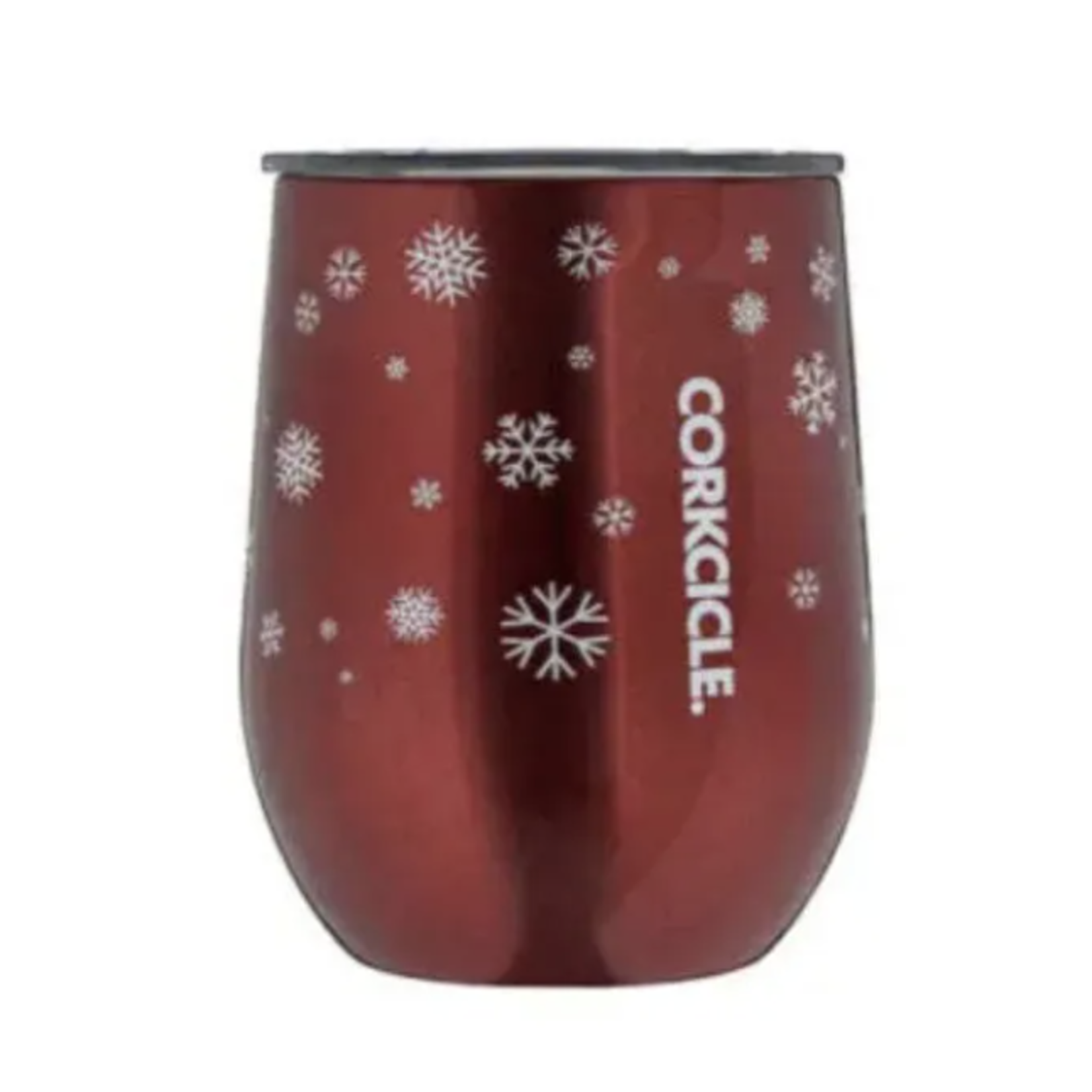 Corkcicle Corkcicle Stemless 12oz, Snowfall Red