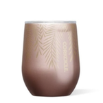 Corkcicle Corkcicle Stemless 12oz, Frosted Pines Rose Gold