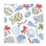 Boston International Cocktail Napkin, Blue Ornaments