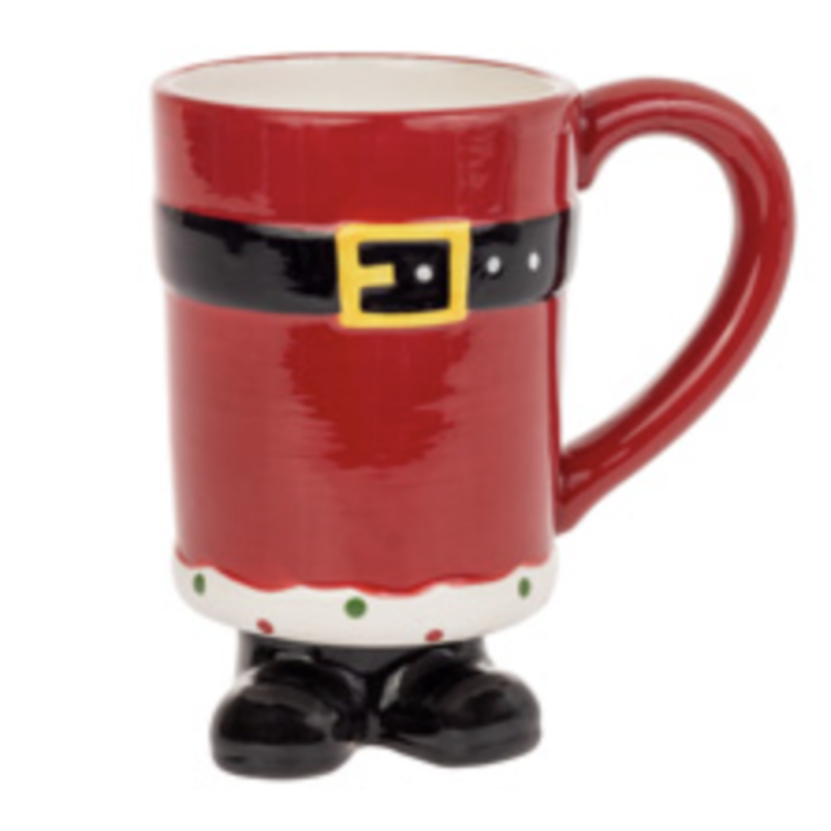 Boston International Santa Belt Footed Mug