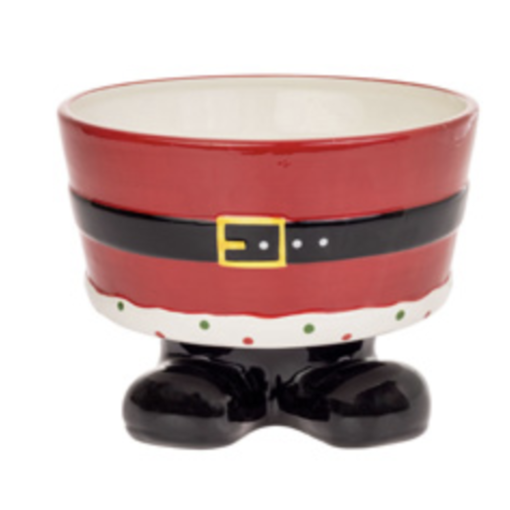 Boston International Santa Belt Large Footed Bowl | Boston International