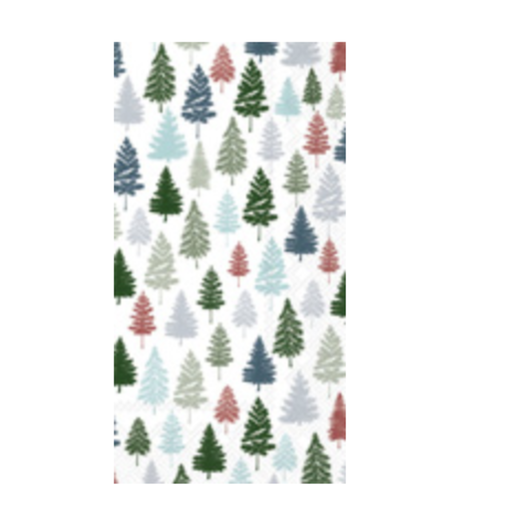 Boston International Guest Napkin, Nordic Forest Blue Green | Boston International