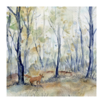 Boston International Luncheon Napkin, Amber Woods