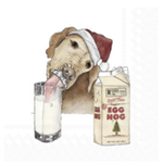 Boston International Luncheon Napkin, Egg Nog Dog | Boston International