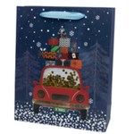 Boston International Holiday Car Sequin Large Bag