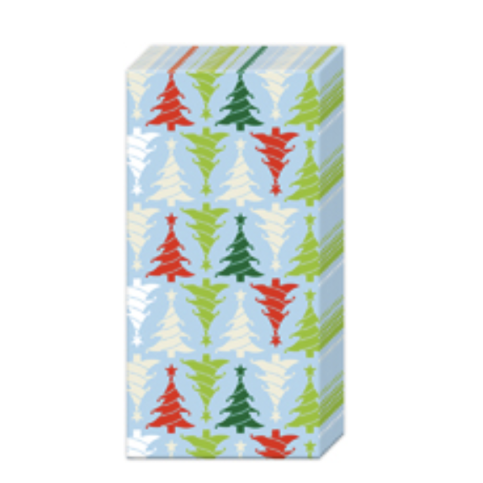 Boston International Pocket Tissue, Trees in Line Light Blue | Boston International