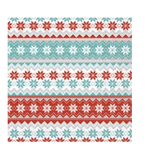 Boston International Luncheon Napkin, Reindeer Stripe