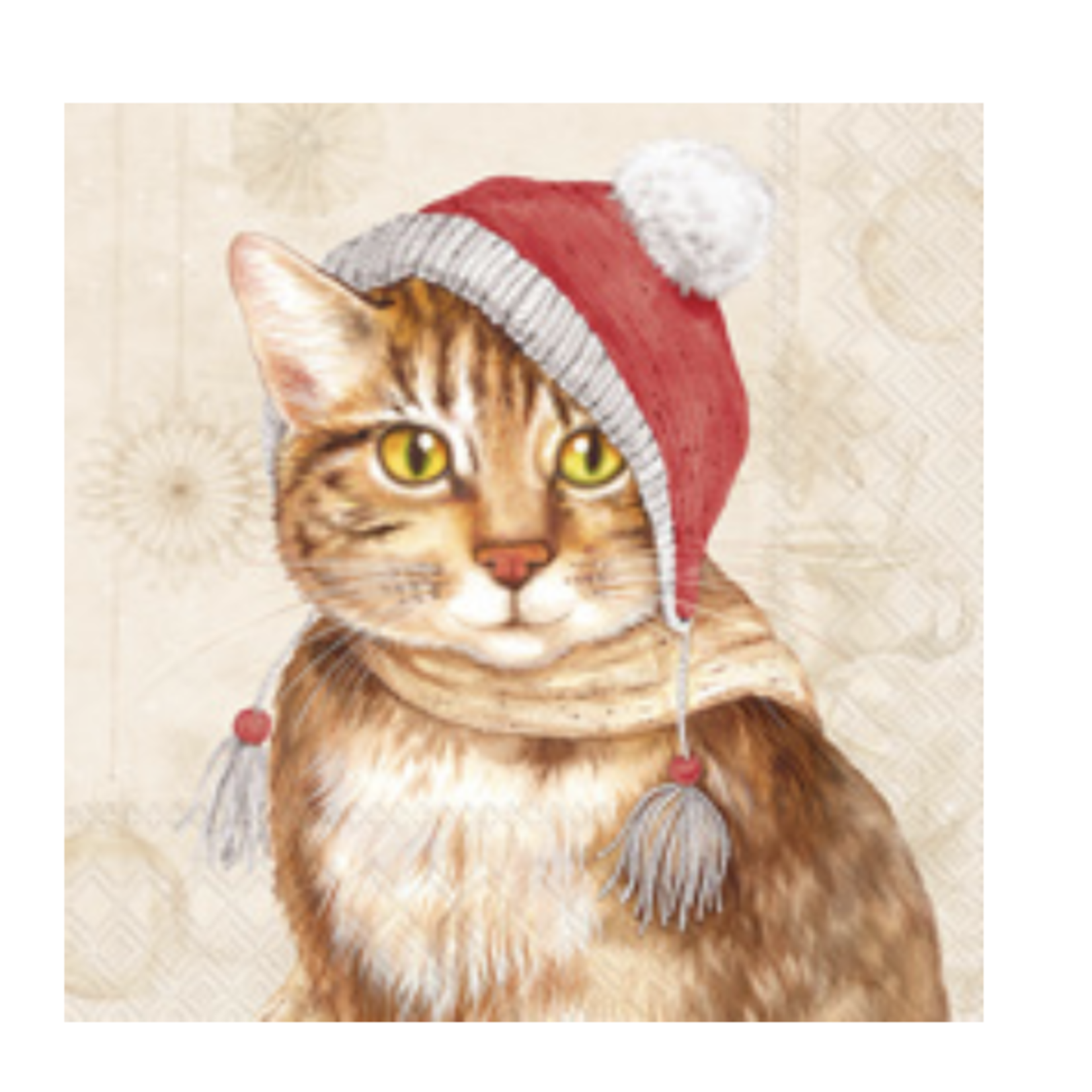 Boston International Cocktail Napkin, Jill Cream | Boston International