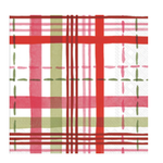 Boston International Luncheon Napkin, Merry Berry Plaid