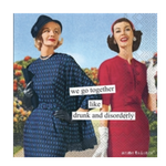 Boston International Disorderly Cocktail Napkin