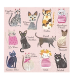 Boston International Cocktail Napkin, Cool Cats | Boston International