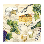 Boston International Cocktail Napkin, Wein Cream