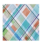 Boston International Cocktail Napkin, Madras Plaid