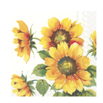 Boston International Luncheon Napkin, Colourful Sunflowers