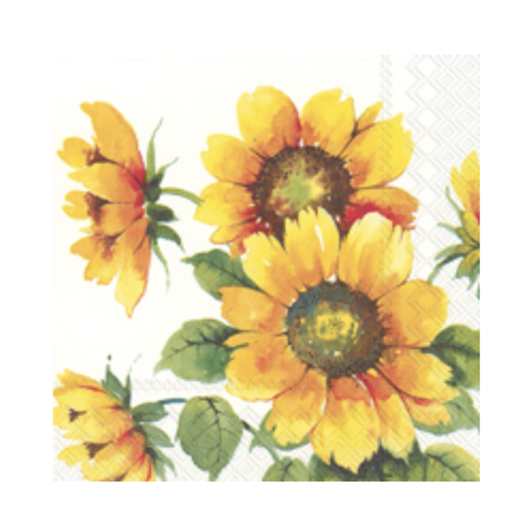 Boston International Lunch Napkin, Colourful Sunflowers