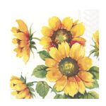 Boston International Cocktail Napkin, Colourful Sunflowers