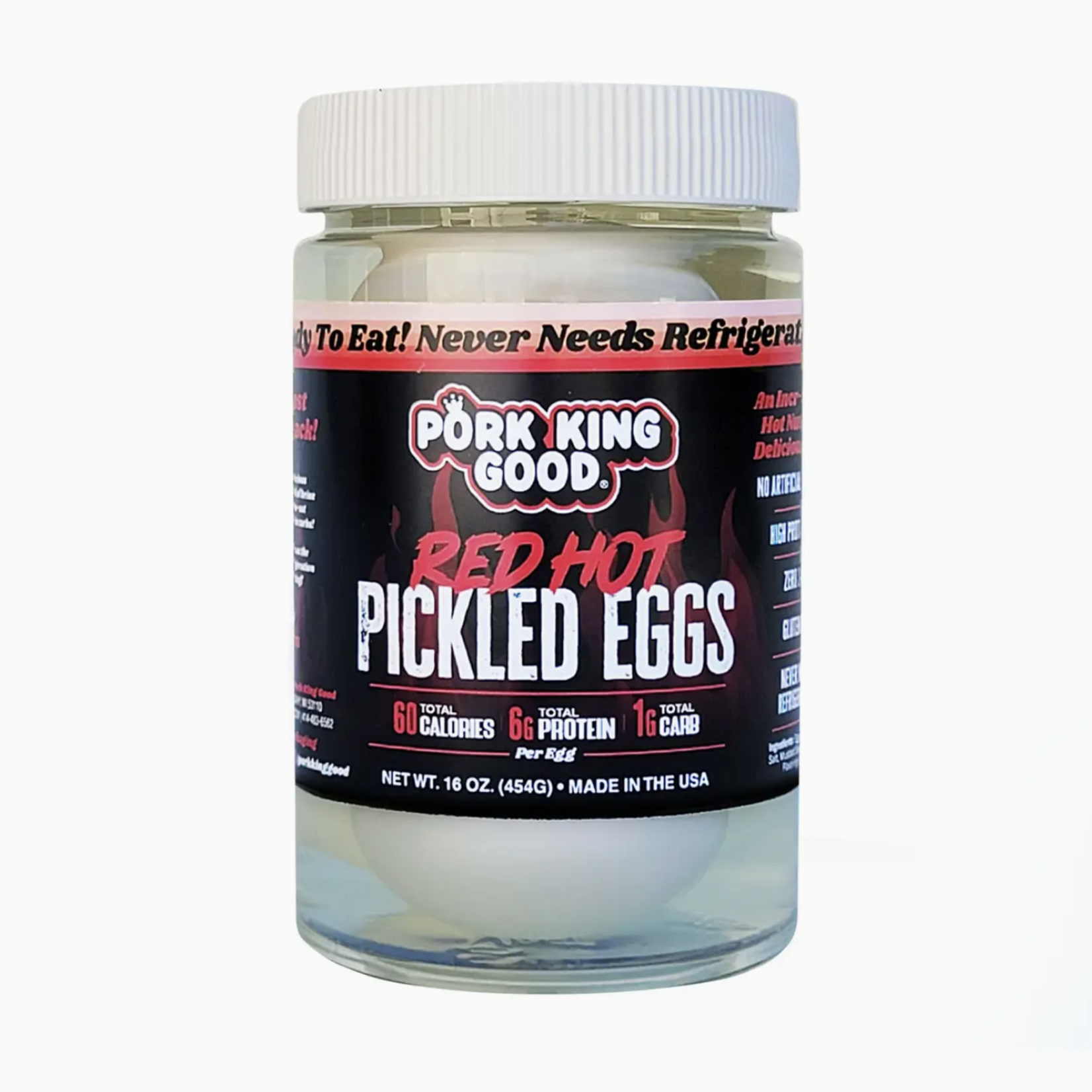 Pork King Good Pork King Good Red Hot Pickled Eggs Pint