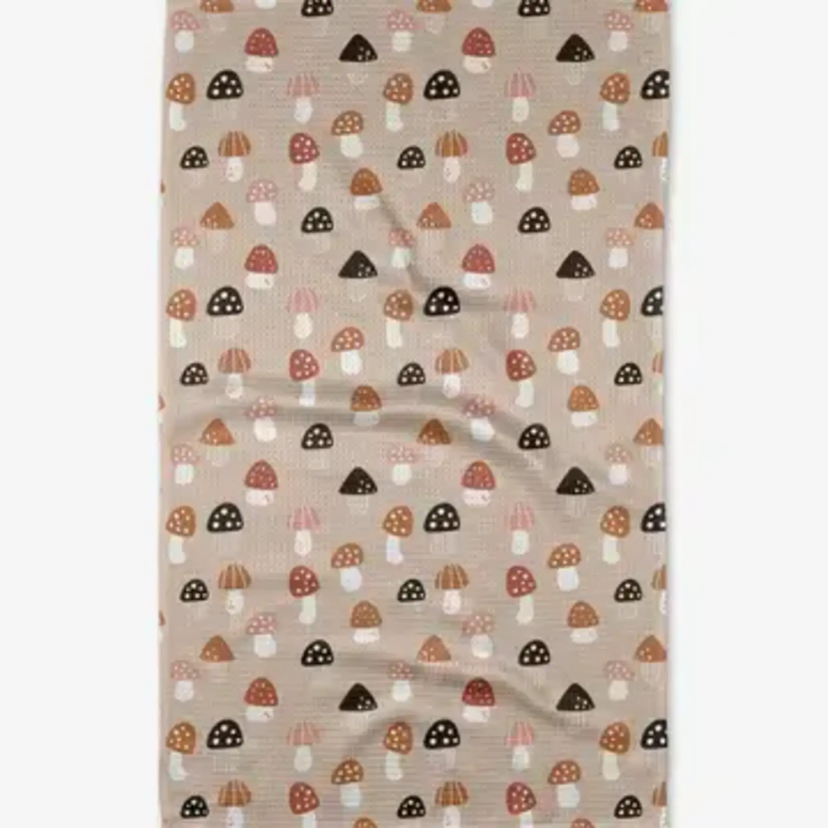 Geometry Tea Towel - Fall Mushroom Harvest | Geometry