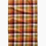 Geometry Tea Towel - Rustic Autumn Plaid | Geometry