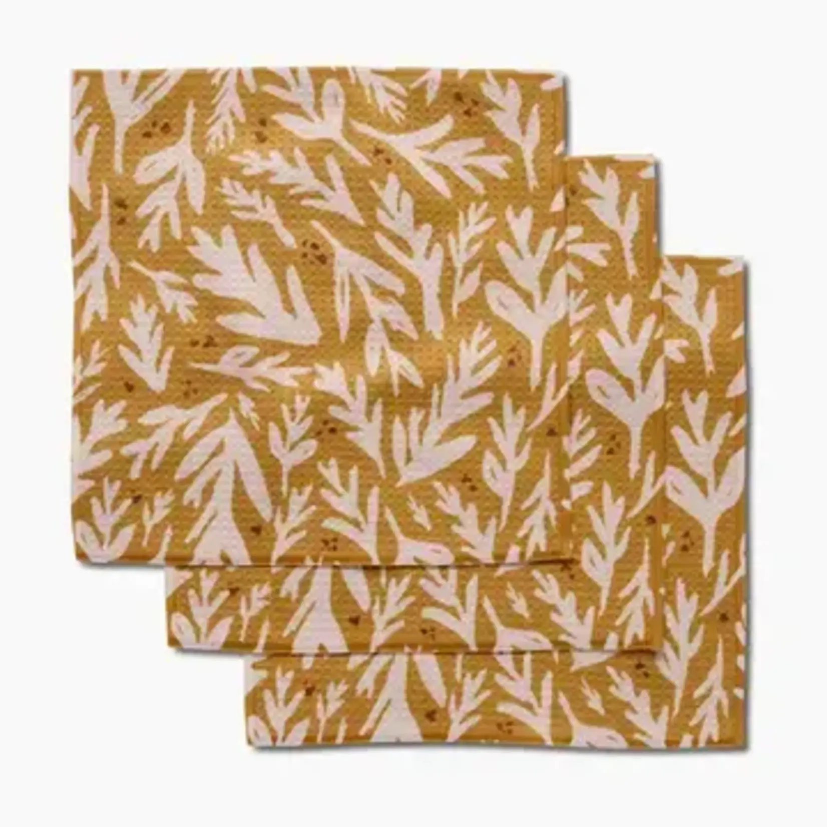 Geometry Dishcloth Set - Trail Dusting Gold | Geometry