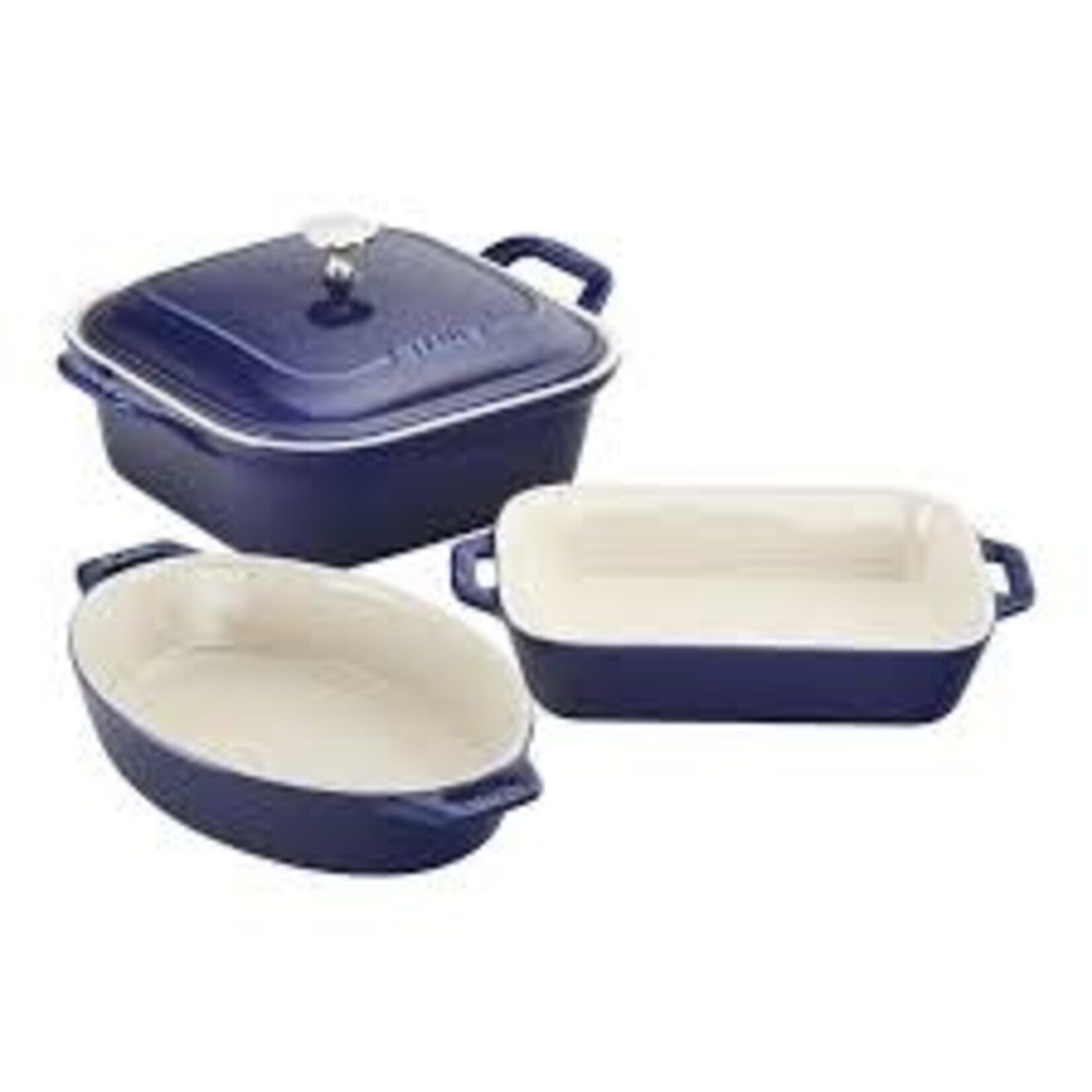 Staub 4-pc Mixed Baking Dish Set - Dark Blue | Staub