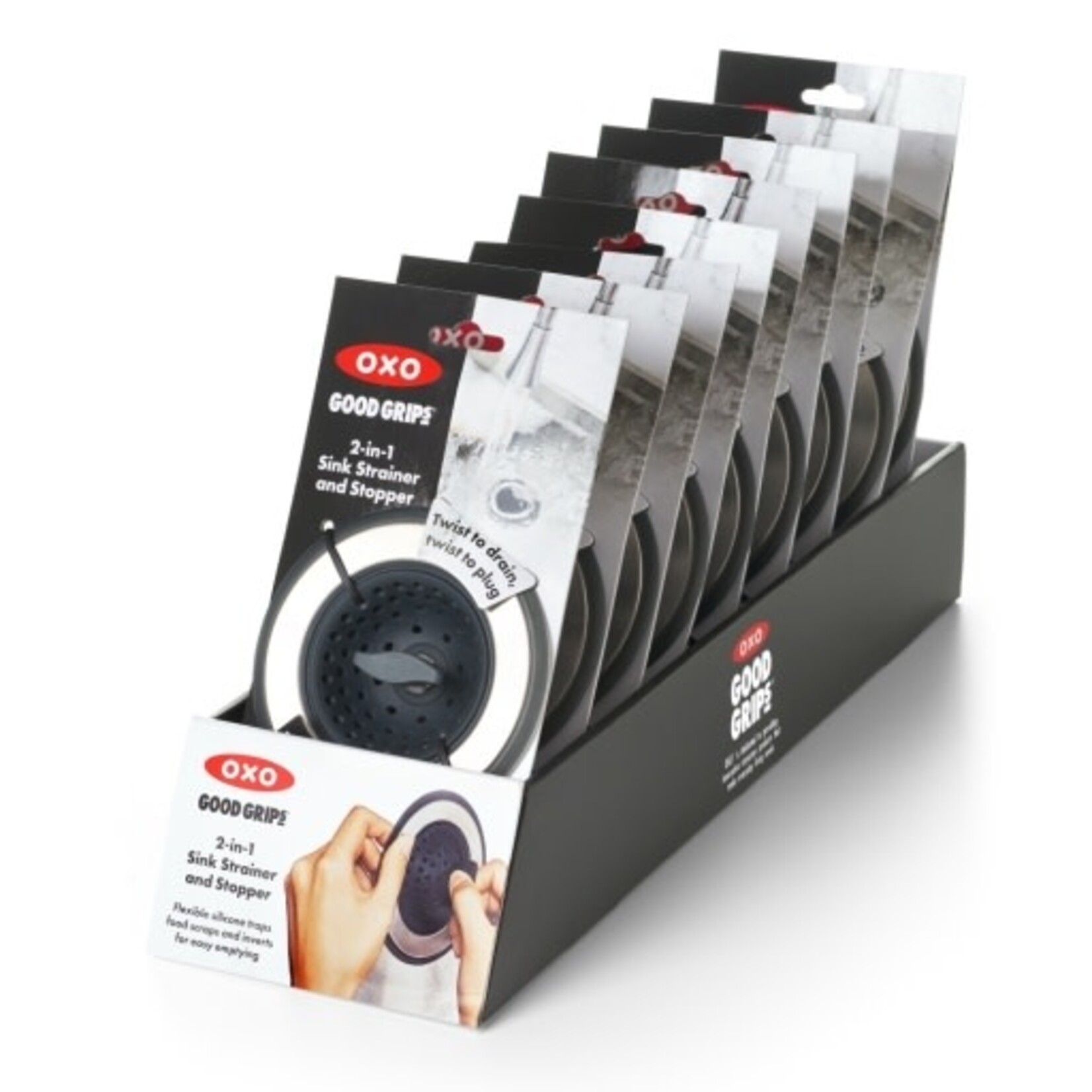 OXO 2 in 1 Sink Strainer and Stopper | OXO Good Grips