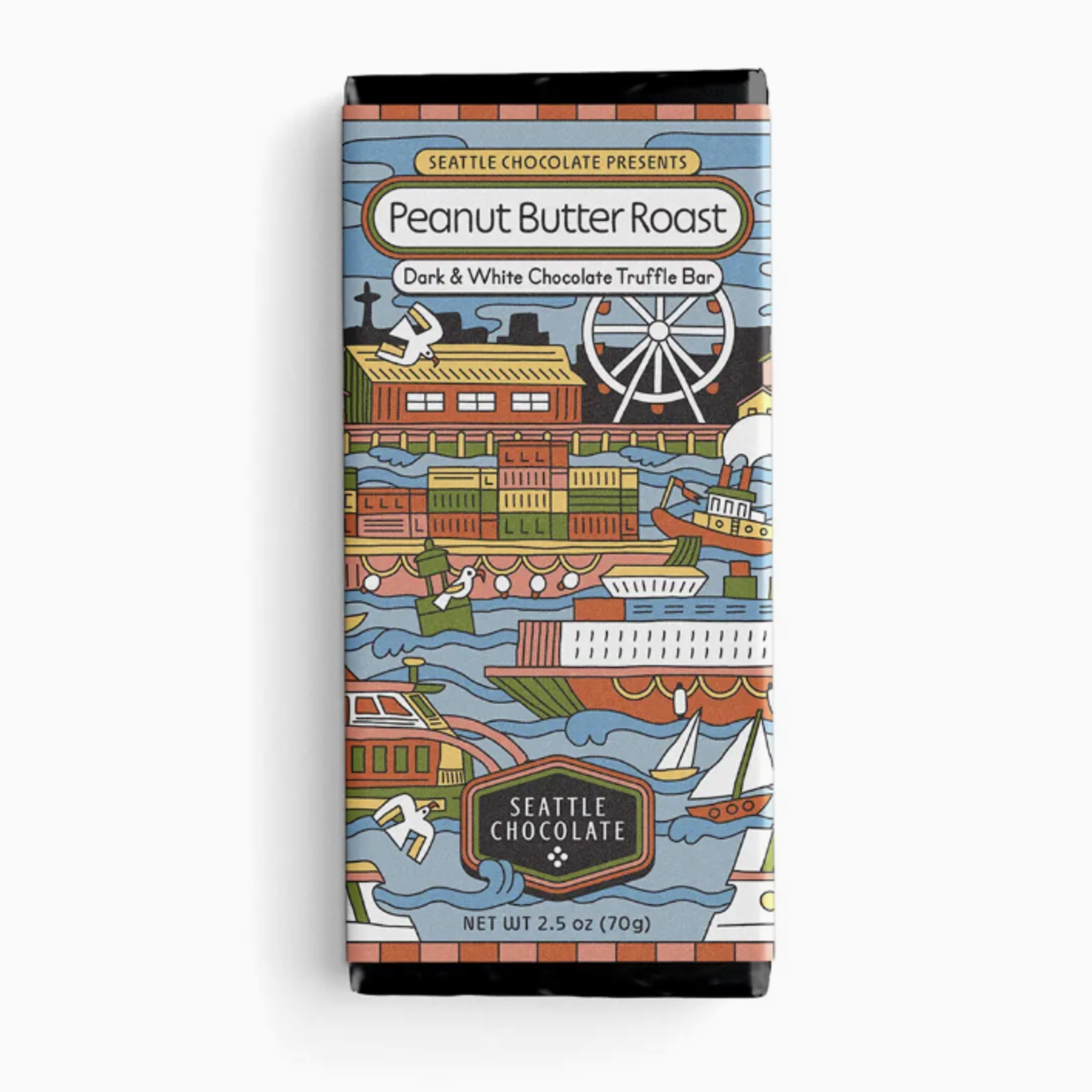 Seattle Chocolate NEW Peanut Butter Roast Truffle Bar