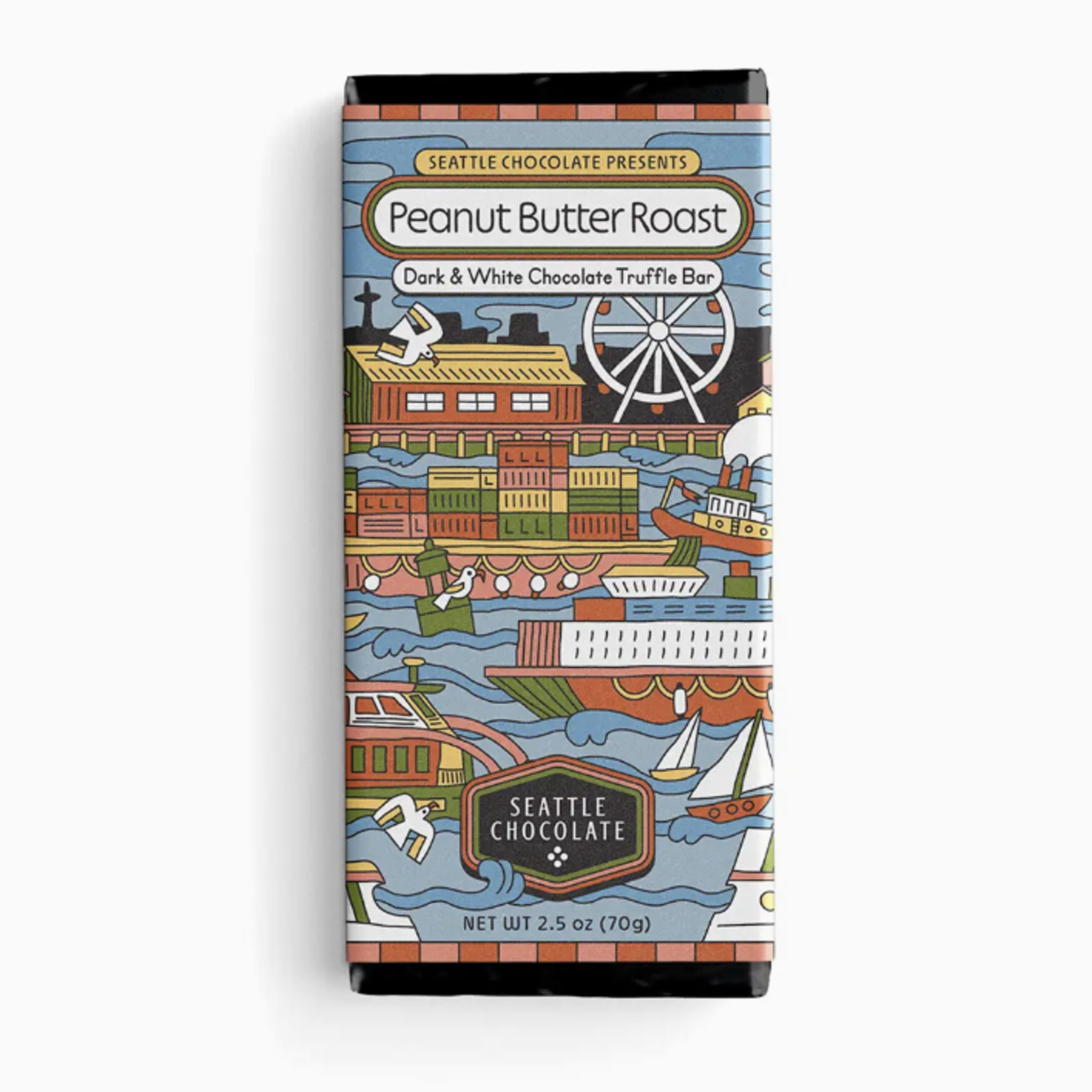 Seattle Chocolate Presents Maeve Peanut Butter Roast Truffle Bar | Seattle Chocolate Presents Maeve