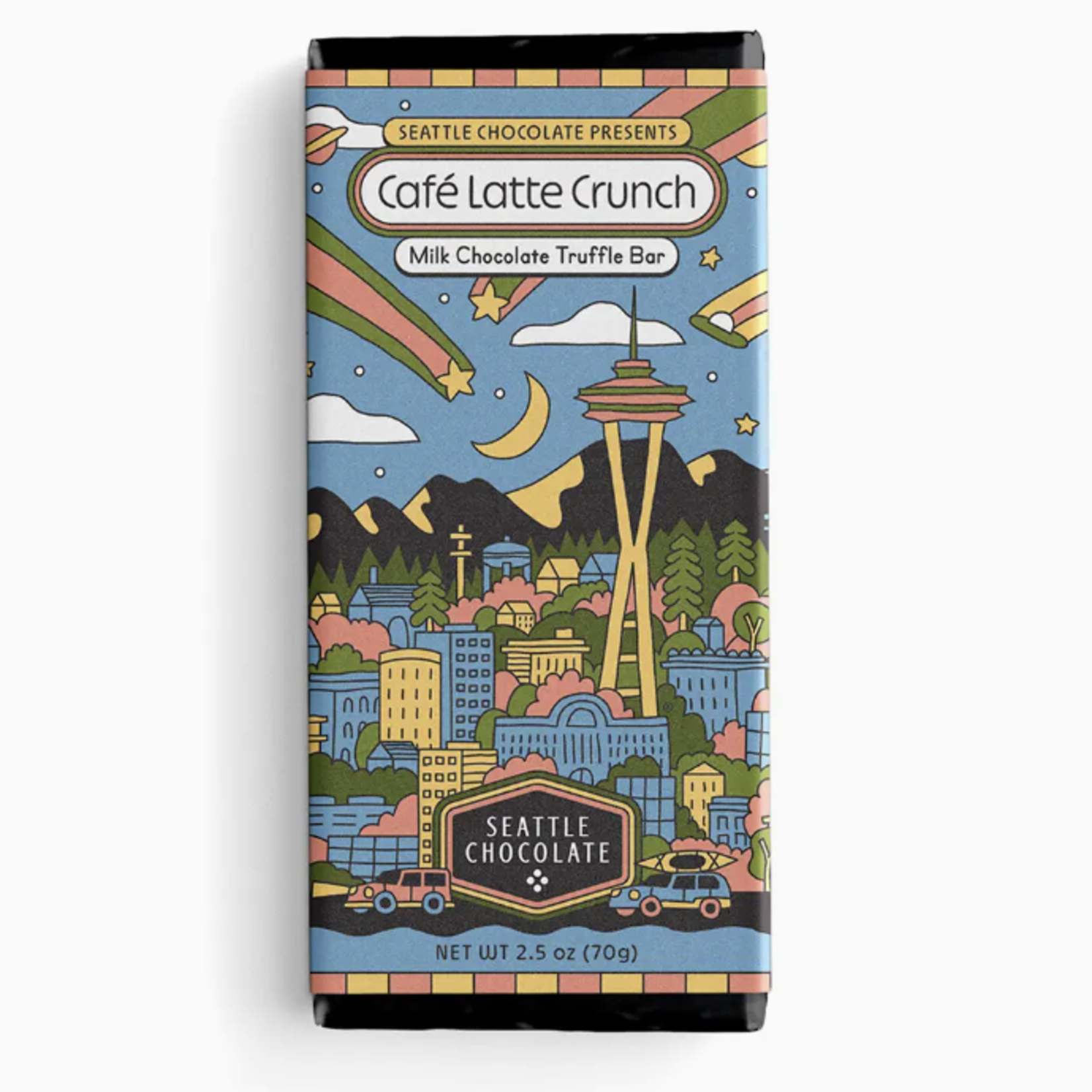 Seattle Chocolate Café Latte Crunch Truffle Bar