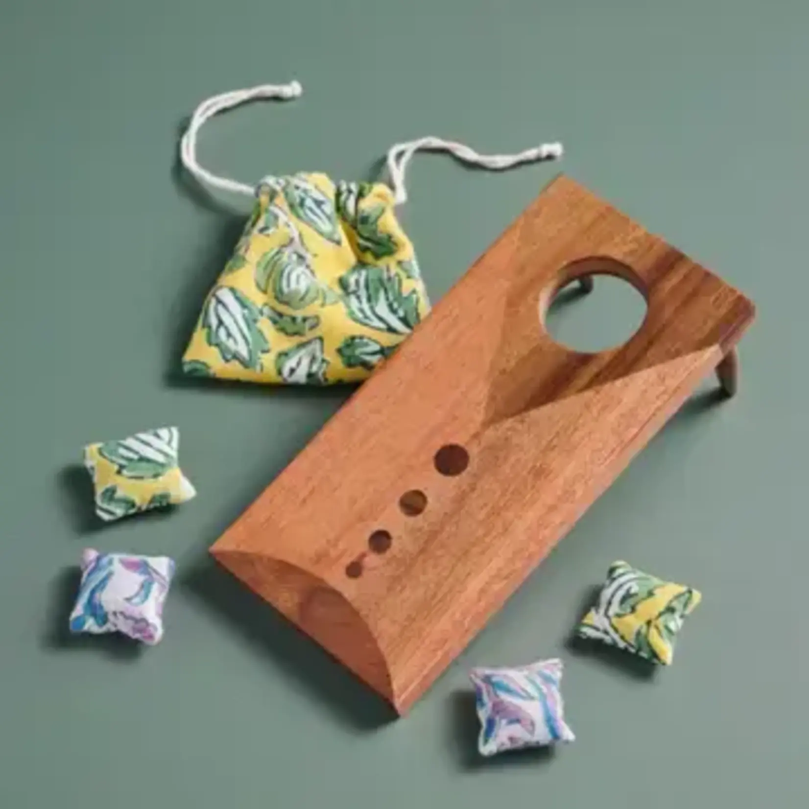 Ten Thousand Villages Wood Tabletop Cornhole Game | Ten Thousand Villages