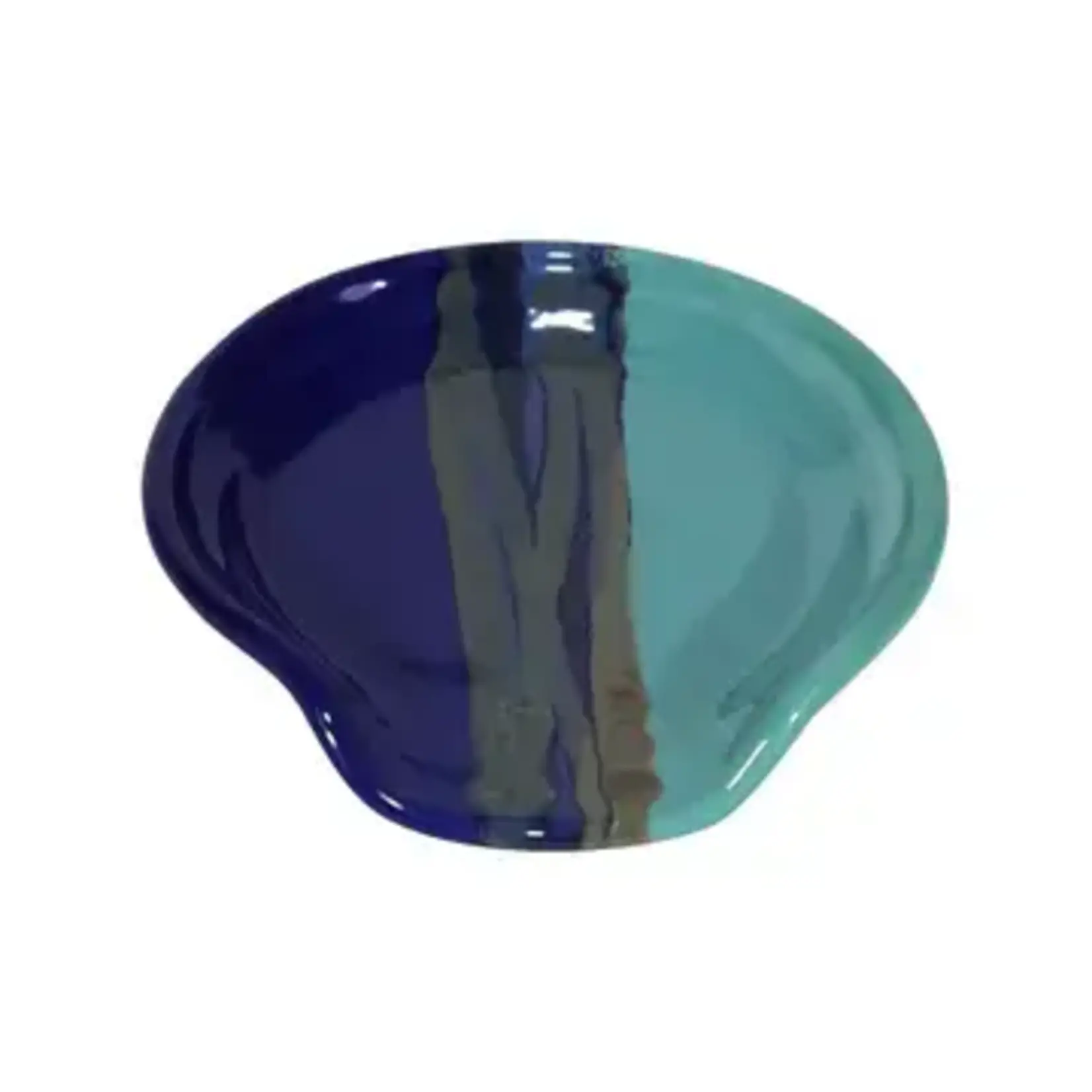 Clay in Motion Handcrafted Stoneware Spoon Rest - Mystic Water