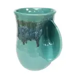 Clay in Motion Original Handwarmer Mug - Raging Rapids / Right Hand