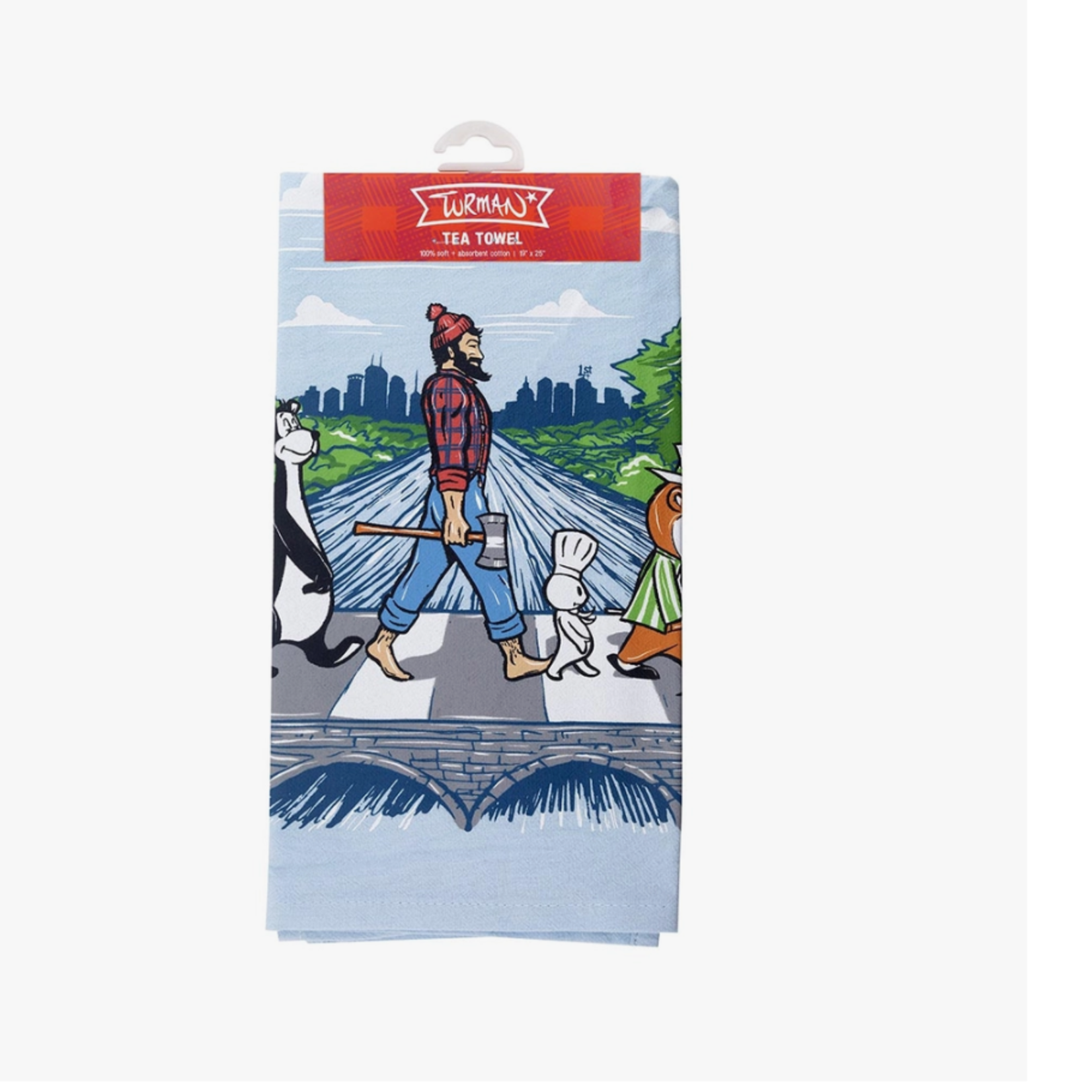 Adam Turman Artwork MN Abbey Road Tea Towel | Adam Turman