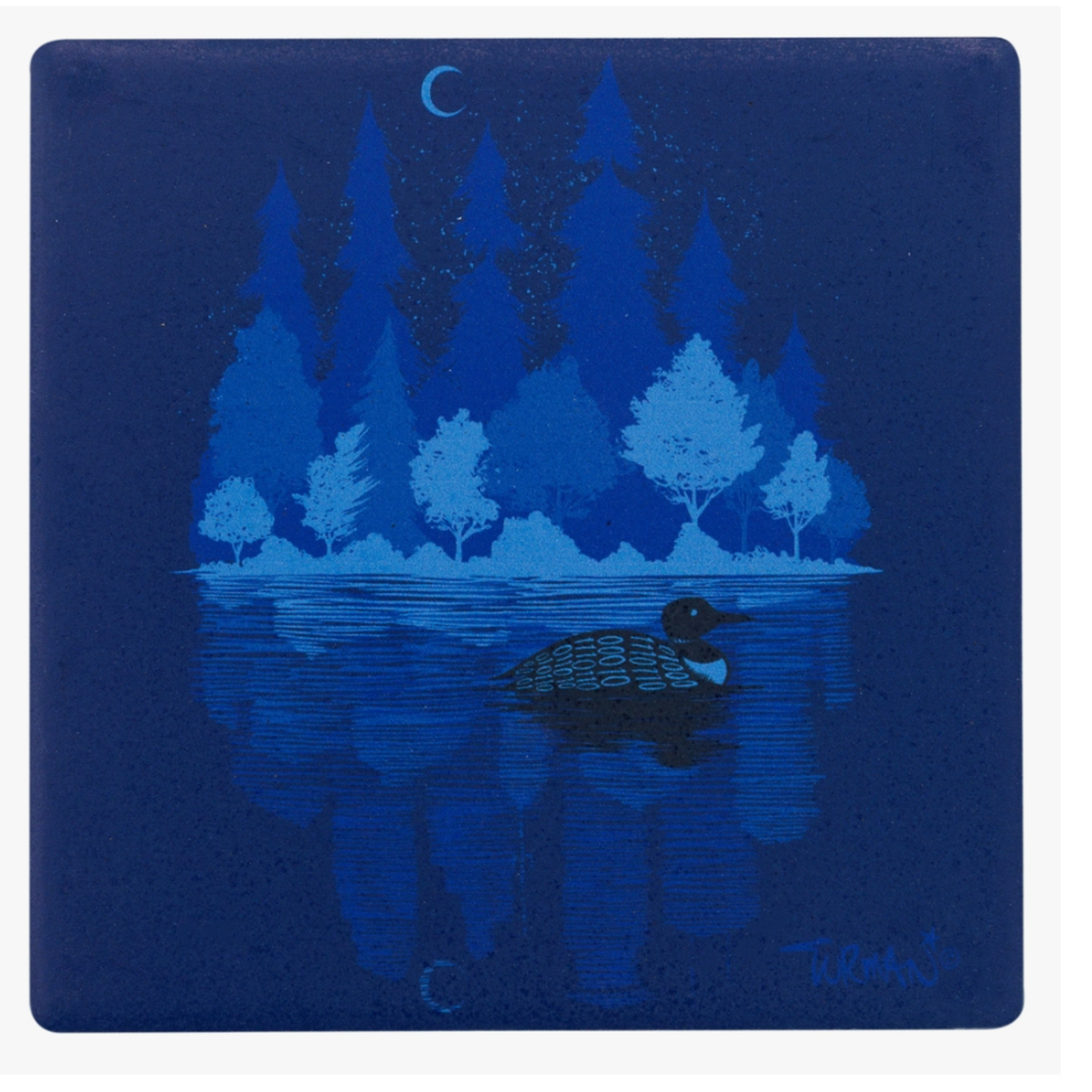 Adam Turman Artwork Adam Turman - Midnight Loon Coaster | Adam Turman Artwork