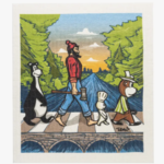 Adam Turman Artwork Adam Turman - MN Abbey Road Swedish Dishcloth
