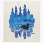 Adam Turman Artwork Adam Turman - Loon Swedish Dishcloth