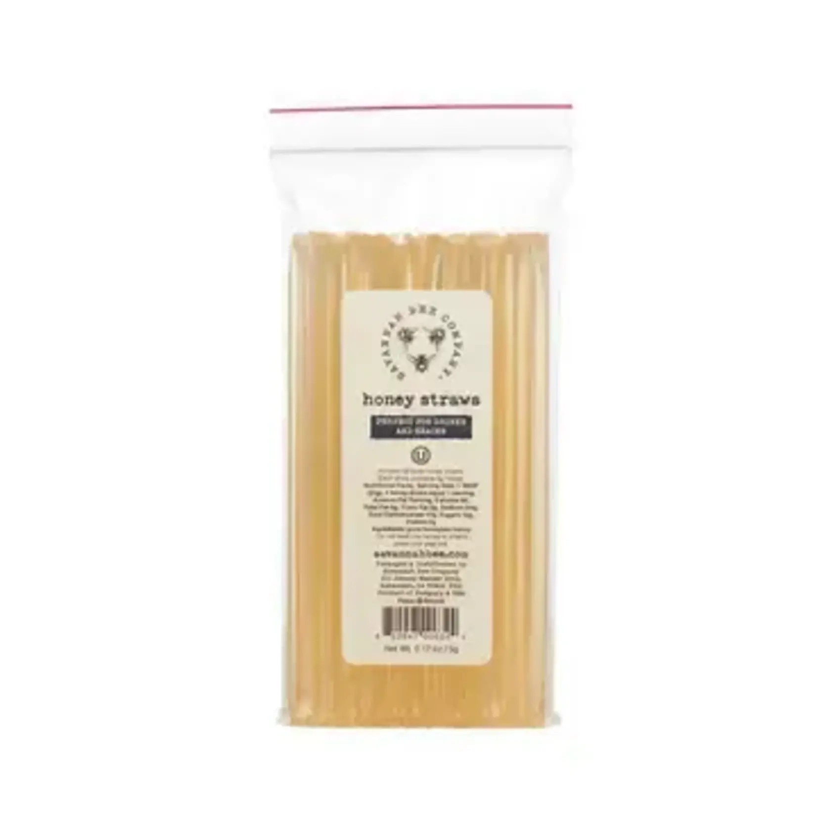 Savannah Bee Savannah Bee Honey Straw Single/50 Bundles