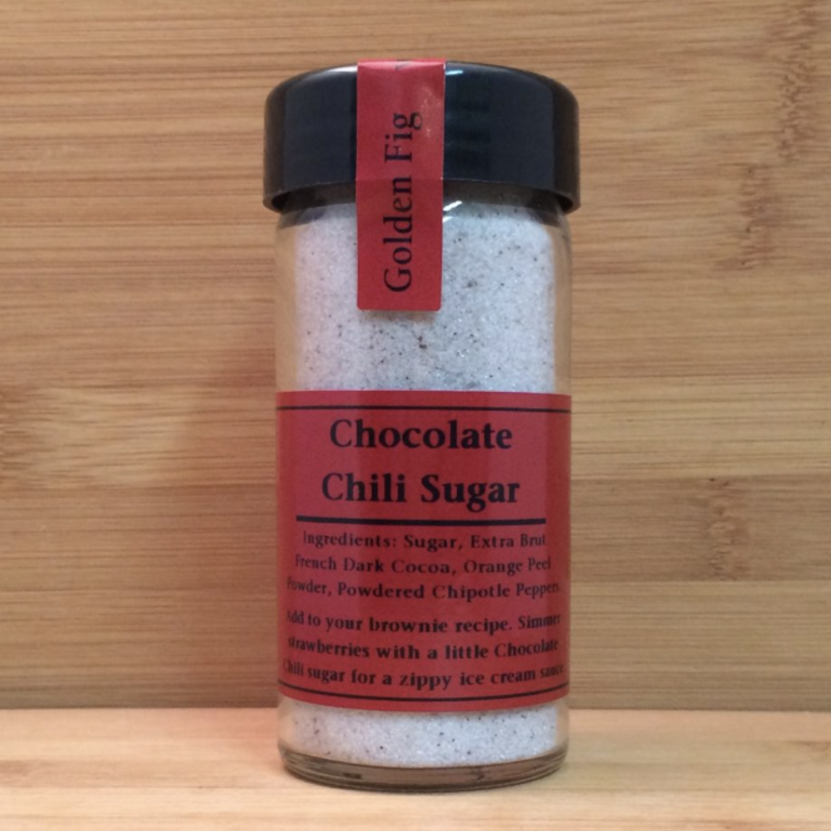 Golden Fig Epicurean Delight Infused Sugars, Chocolate Chili | Golden Fig Epicurean Delight