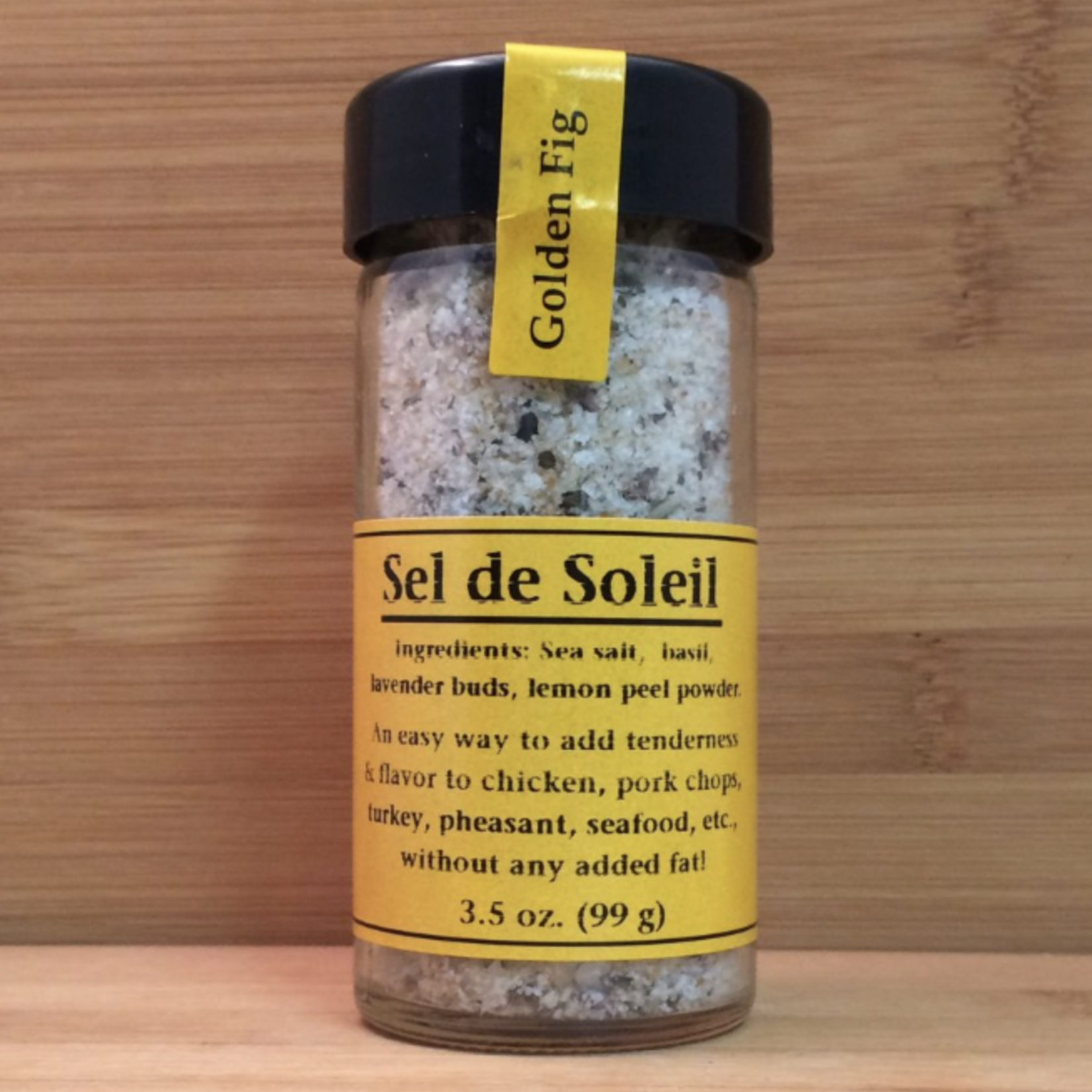 Golden Fig Epicurean Delight Sel de Soleil, 4oz | Golden Fig Epicurean Delight