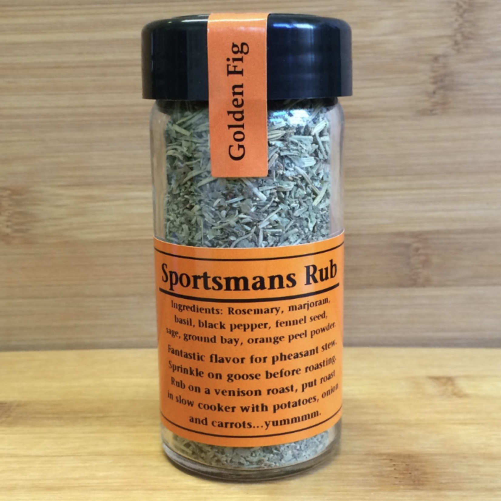 Golden Fig Epicurean Delight Sportsman Rub | Golden Fig Epicurean Delight