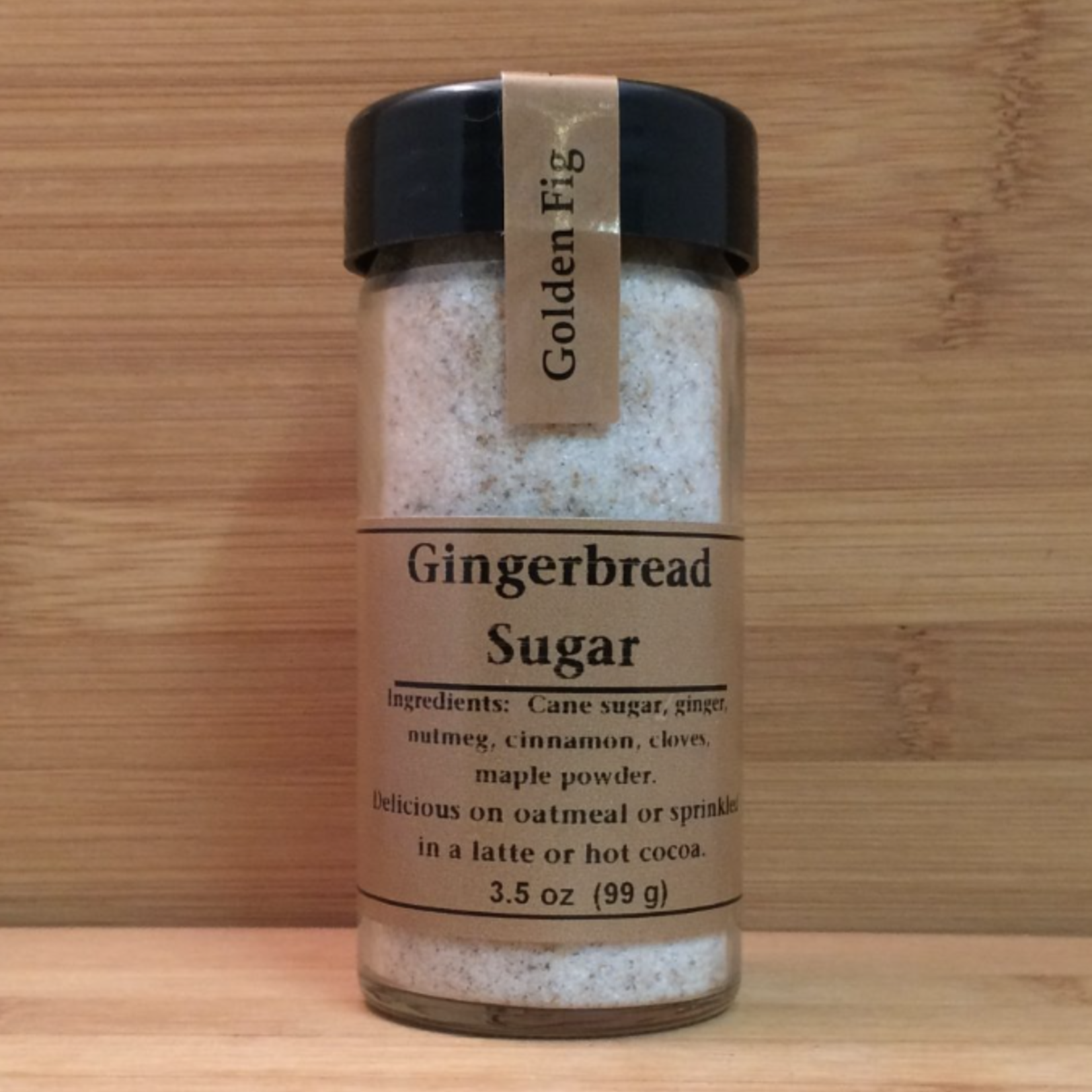 Golden Fig Epicurean Delight Infused Sugars, Gingerbread | Golden Fig Epicurean Delight