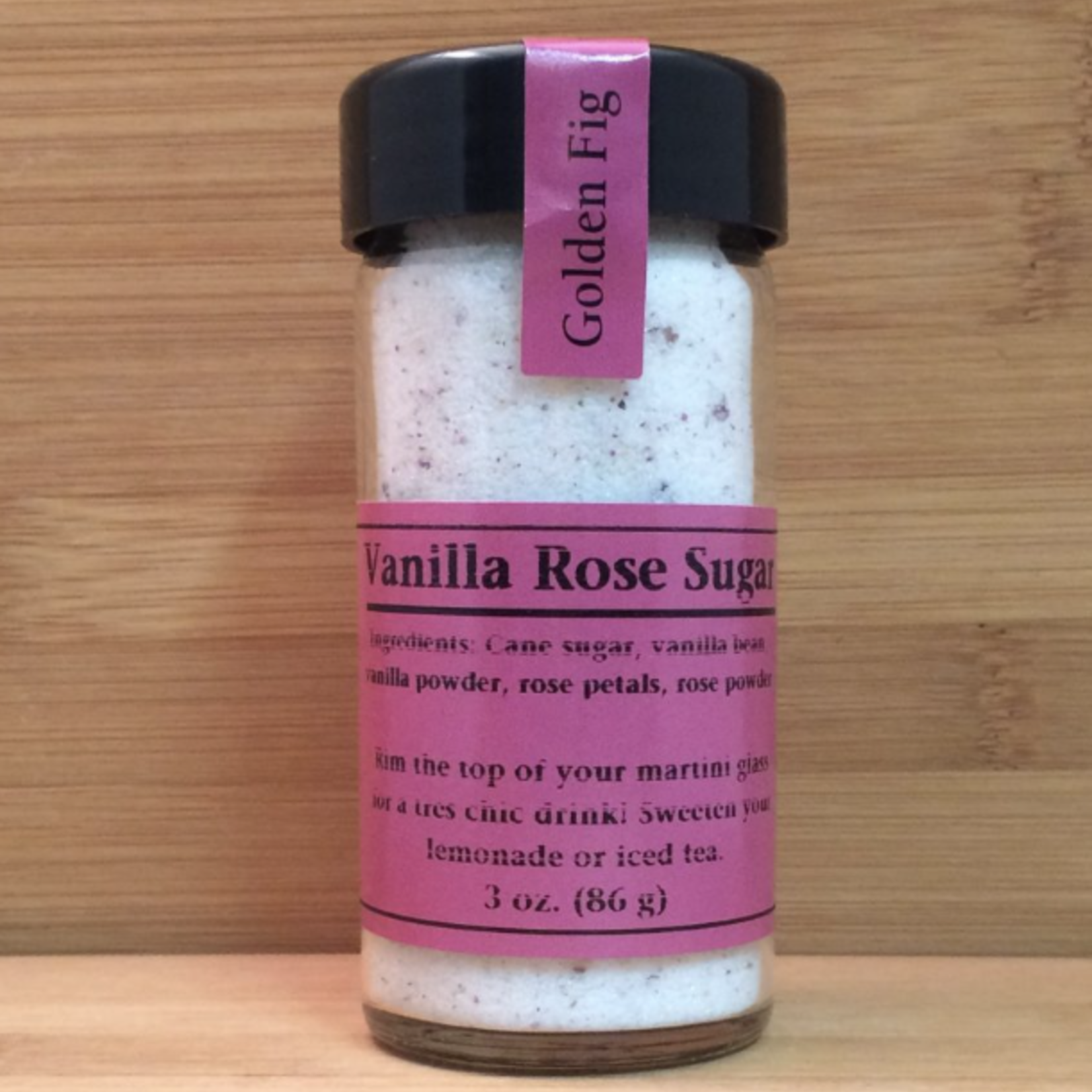 Golden Fig Epicurean Delight Infused Sugars, Vanilla Rose | Golden Fig Epicurean Delight