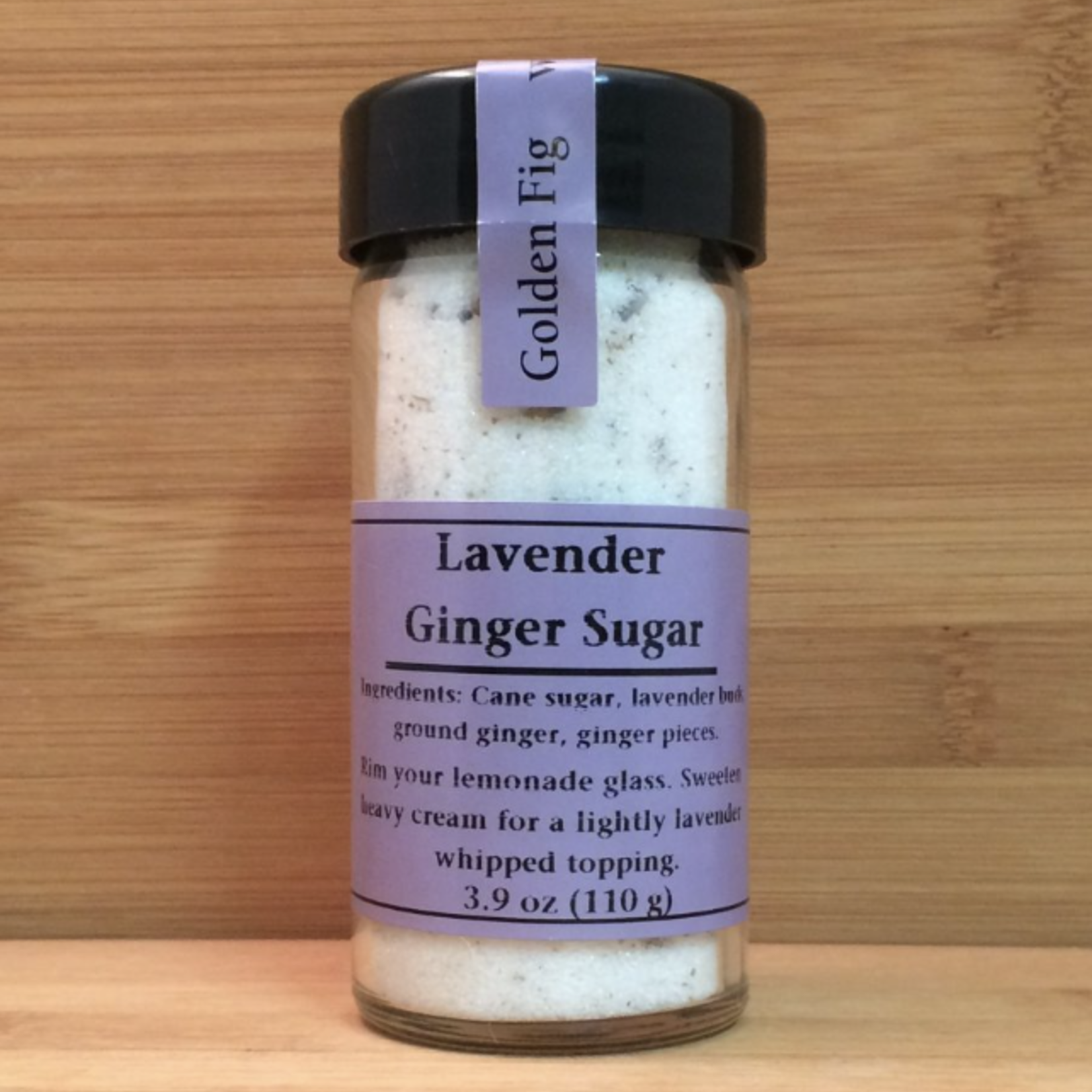 Golden Fig Epicurean Delight Infused Sugars, Lavander Ginger | Golden Fig Epicurean Delight