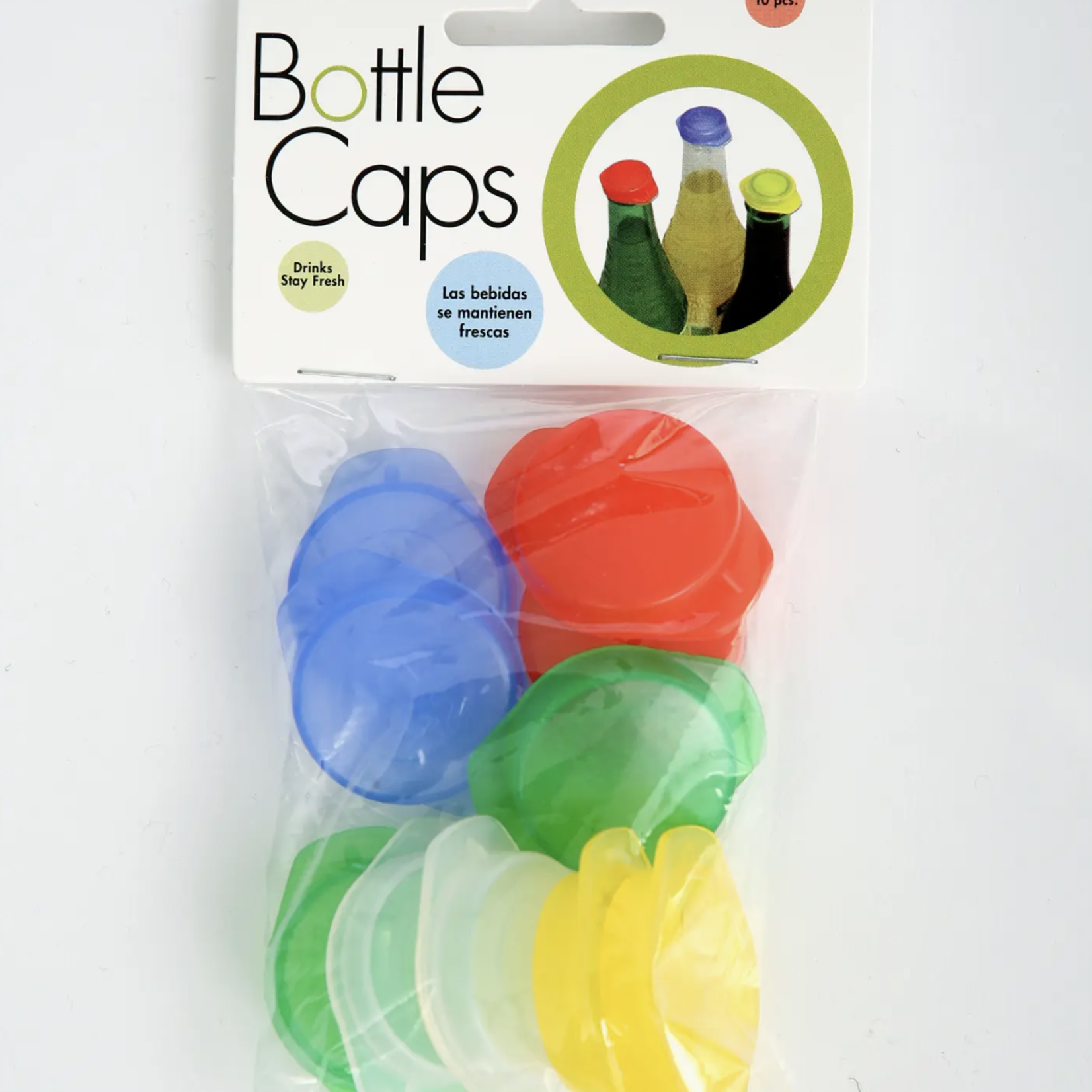 Sweden Bottle Caps - Set of 10 - CLEAR COLOR | Linden