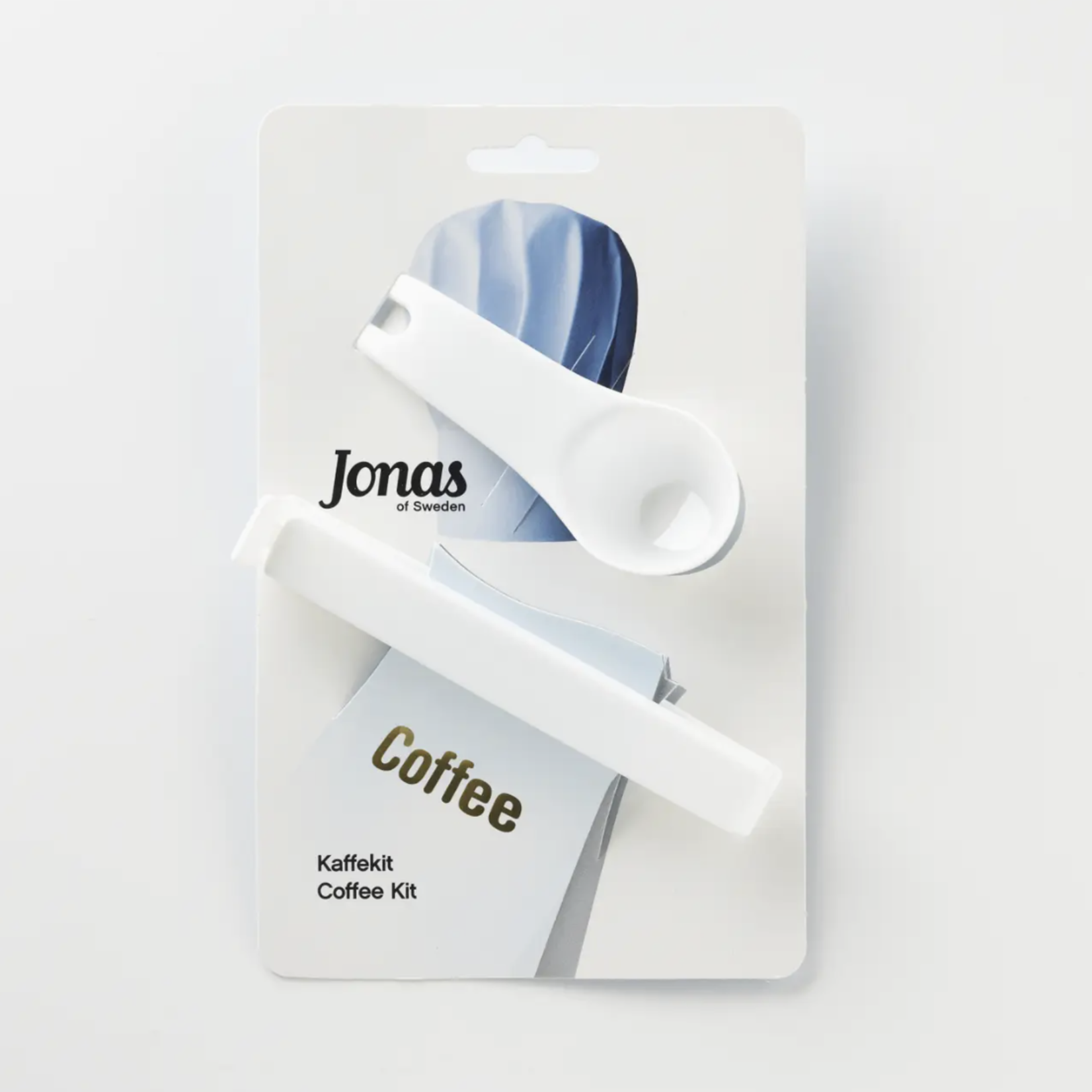 Coffee Spoon and Twixit Clip Set, White | Linden