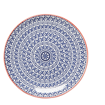 Danica Brands Blue Cross Stamped Appetizer Plate 6 inch | Danica Brands