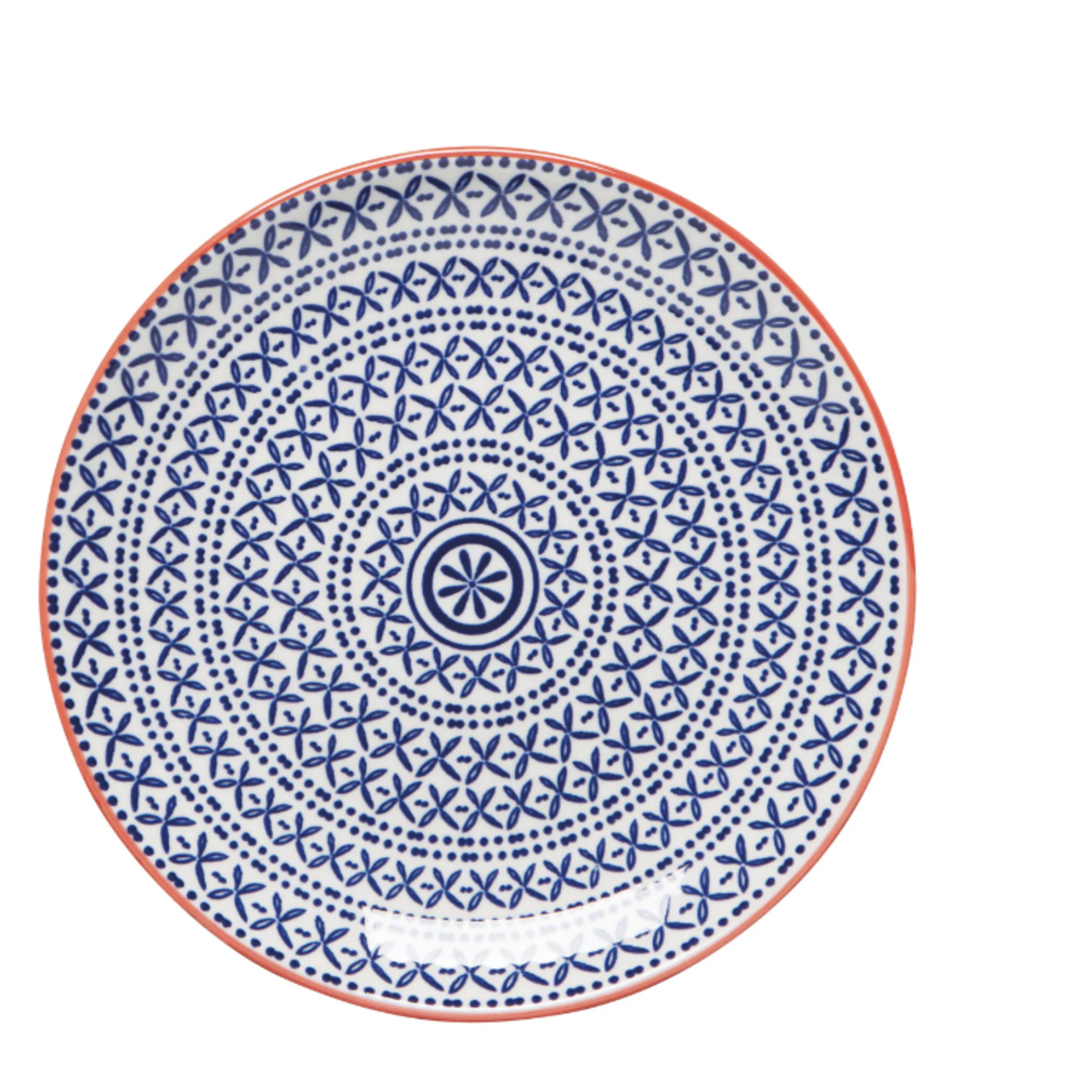 Danica Brands Blue Cross Stamped Appetizer Plate 6 inch | Danica Brands